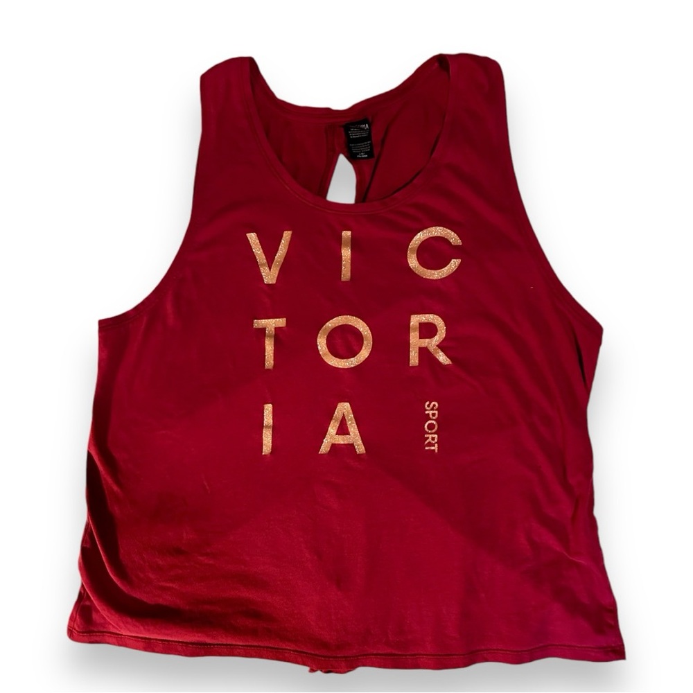 Victoria Sport Muscle Shirt with Cutout Back